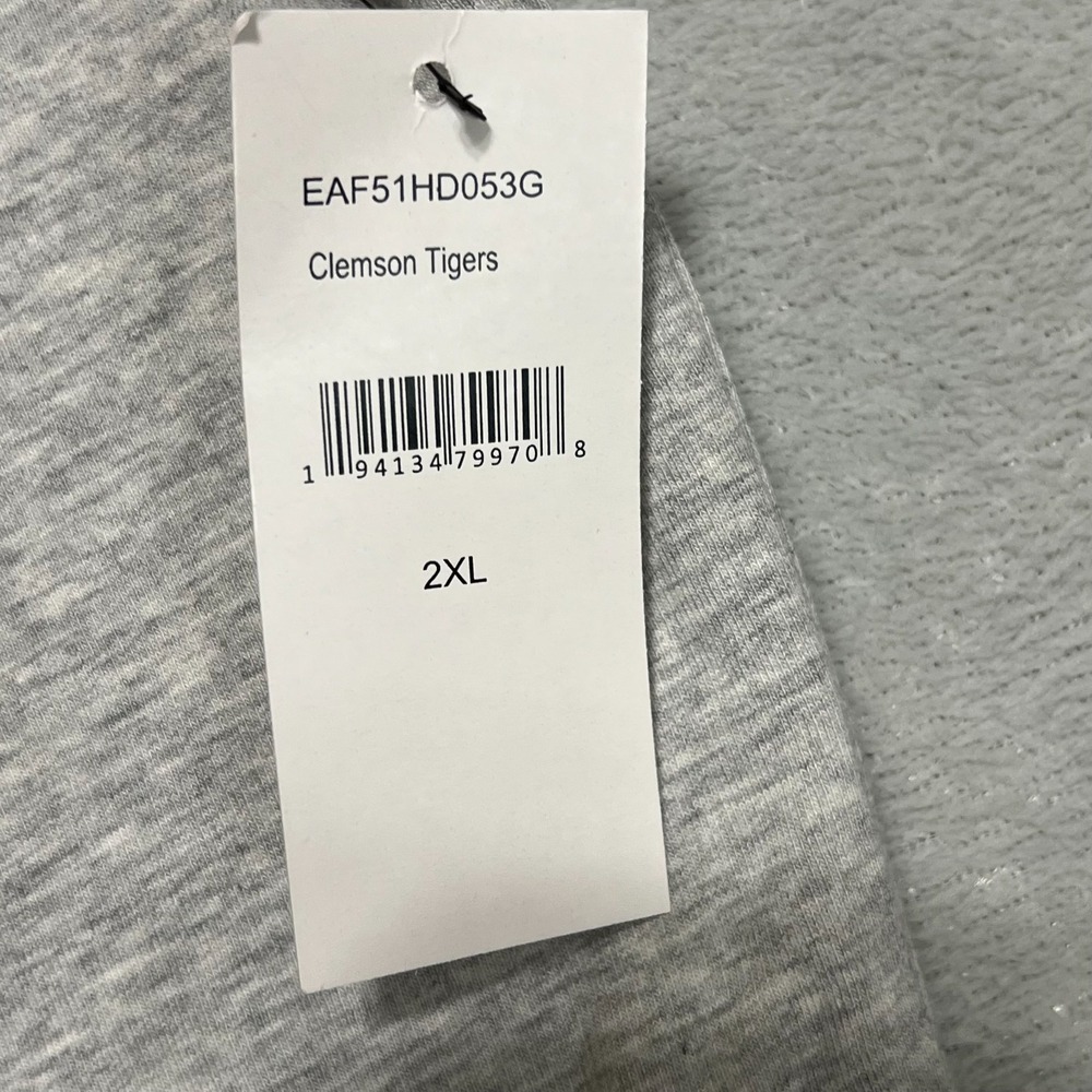 WEAR by Erin Andrews Clemson Tigers Womens XXL Full Zip Hoodie Gray Size 2XL NWT - Picture 5 of 7